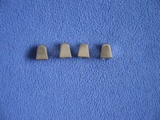 4 Kordelendstücke Metall, Stopper, Kordelstopper