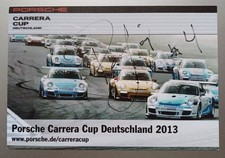 Motorsport Autogrammkarte Patrick Lindsey, Porsche Carrera Cup 2013