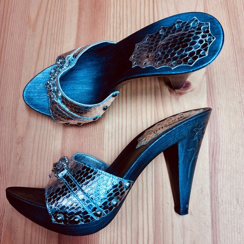 11cm leder high - gr.35-36,