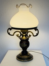 🔥Black Friday Vintage Tischlampe „American Coop 1850“ — Milchglas-Schirm