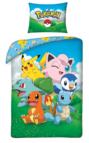 Pokemon wende bettwäsche - wende, set