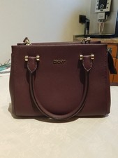 DKNY Damen Handtasche bordeaux