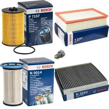 BOSCH Inspektionspaket Filterset für VW Passat Variant 2.0 TDI 1.6 Tiguan Skoda
