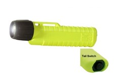 UK LED Feuerwehr Rettungsdienst Helmlampe 4AA eLED RFL mit MSA Halterung