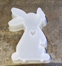  Silikonform Ostern*Osterhase mit Schmetterling*12,5x8,5x2 cm* 1 x gegossen 