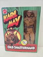 Mattel Big Jim Karl May Old Shatterhand, Greifhand, selten, custom Replica Box