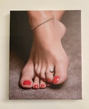 Rahmen Damenfüße gepflegt -