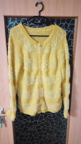 Strickjacke senf - strickjacke,