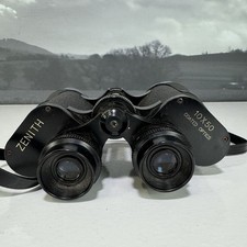 ZENITH 10x50 Fernglas Coated Optics Vintage mit Tasche Sammler