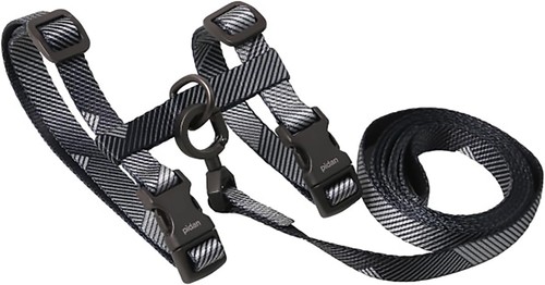 Katzengeschirr set grau - grau, h