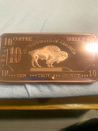Kupferbarren 999 - oz, .999