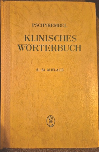 Klinisches wörterbuch von - klinisches,