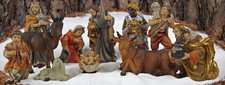 Wunderschöne Krippenfiguren 12-tlg., ca. 15 cm, K 077