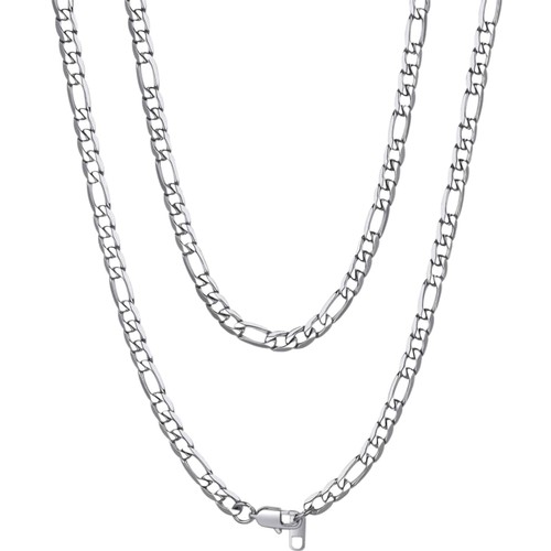 Figarokette edelstahl kette - edelstahl,