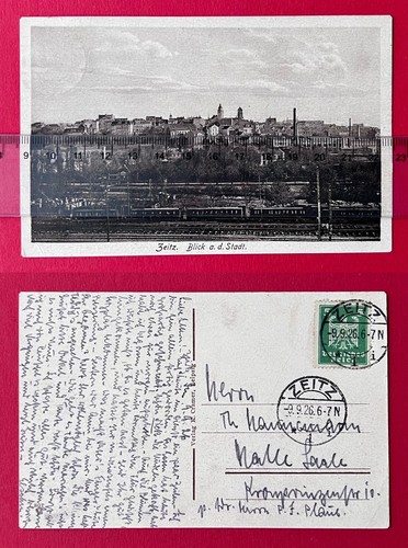 Zeitz 1926 blick auf - blick, die