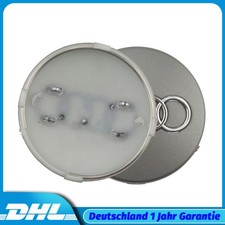 4pc Grau 60mm Nabendeckel Felgendeckung Radnabenkappen 4B0601170 A4 A6 Q5 Q7