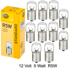 10 Stück Hella 12V 5W  BA15s R5W Glühlampe Glühbirne Lampe Kugellampe   H121w