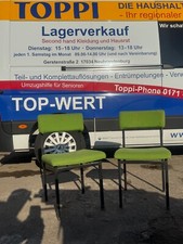 2x DDR Stuhl mit grünen