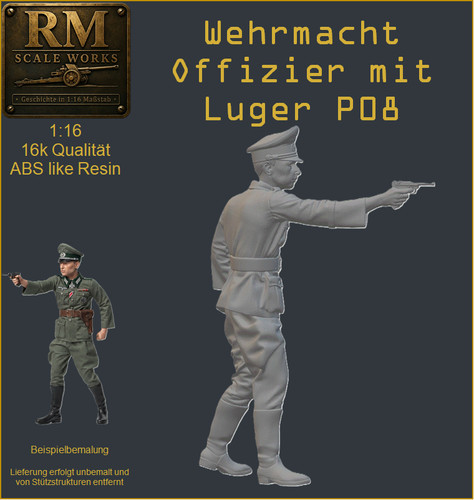 Ww2 wehrmacht figur - 1:16,