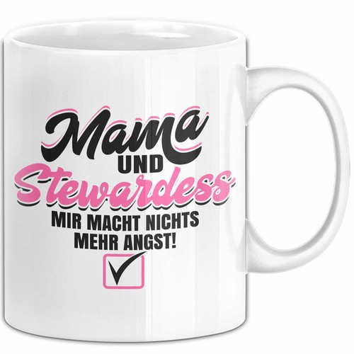 Stewardess und mama tasse - mama,