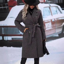 Damen Mantel Trenchcoat