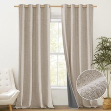 Leinen Vorhang Beige