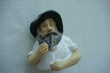 Seemann Figur  (Oberkörper + Kopf)  ca. 5 cm hoch  Kunststein