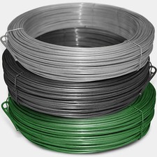 Spanndraht 55 -80 oder 110 m für Maschendrahtzaun Drahtstärke 3,1 mm ver.Farben