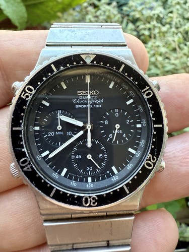 Seiko sports 100 schwarzes - sports,