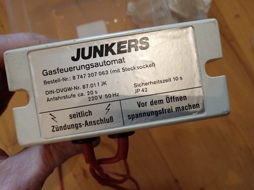 Junkers gasfeuerungsautomat - junkers,