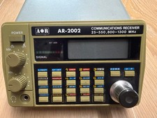 AOR  AR 2002  Radio Funk scanner Breitband  25MHz -550 MHz und 800Mhz to 1300MHz