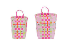 NEU 2tlg Hängekörbchen Emilia Overbeck Aufbewahrung Garderobe Küche cats dogs