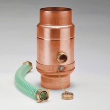 Regensammler Kupfer mit