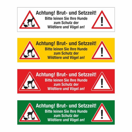 Pvc banner achtung brut - brut-, und