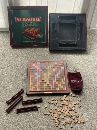 Vintage scrabble deluxe - vintage,