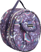 Kinder Reithelmtasche Juno Equipage montana grape Einhorn lila NEU