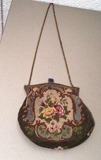Theatertasche Gobelin um 1900