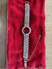 Echtsilber  Sterlingsilber 925 Armbanduhr ohne Uhrwerk