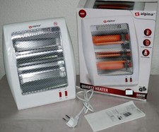 LQ002 Mobile Quarz Elektro Heizer Halogen Heizung 800W Heizstrahler 20-25m2 Weiß