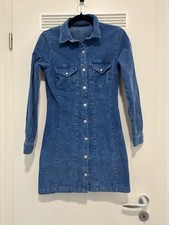 Blaues Cordkleid, Kleid, Größe M