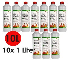 10 x 1L SPIRITUS PREMIUM 100% BIO QUALITÄT FÜR INDUSTRIE HAUSHALT REINIGUNG W