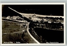 10746108 - 2270 Wyk Fliegeraufnahme vom Hafen Wyk / Foehr, Hafen, Schiffe 1939