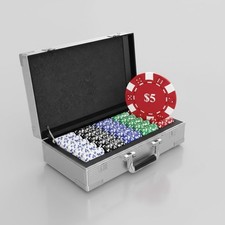 Pokerkoffer Set 1000 Chips