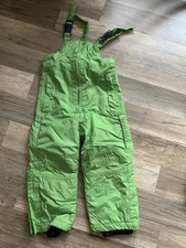 Kinder Schneehose Gr. 98/104 grün gefüttert