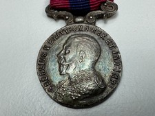DISTINGUISHED CONDUCT MEDAL VERDIENSTMEDAILLE TAPFERKEIT 1914 am Ordensband