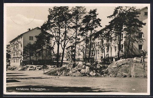Ansichtskarte karlskrona - ansichtskarte,