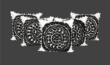 Ethno Kissenbezug schwarz n