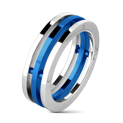 Ring ringe herren edelstahl - 3,