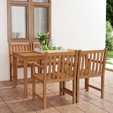 Teak Massiv Gartenmöbel Set