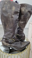 Westernstiefel biker leder - westernstiefel,